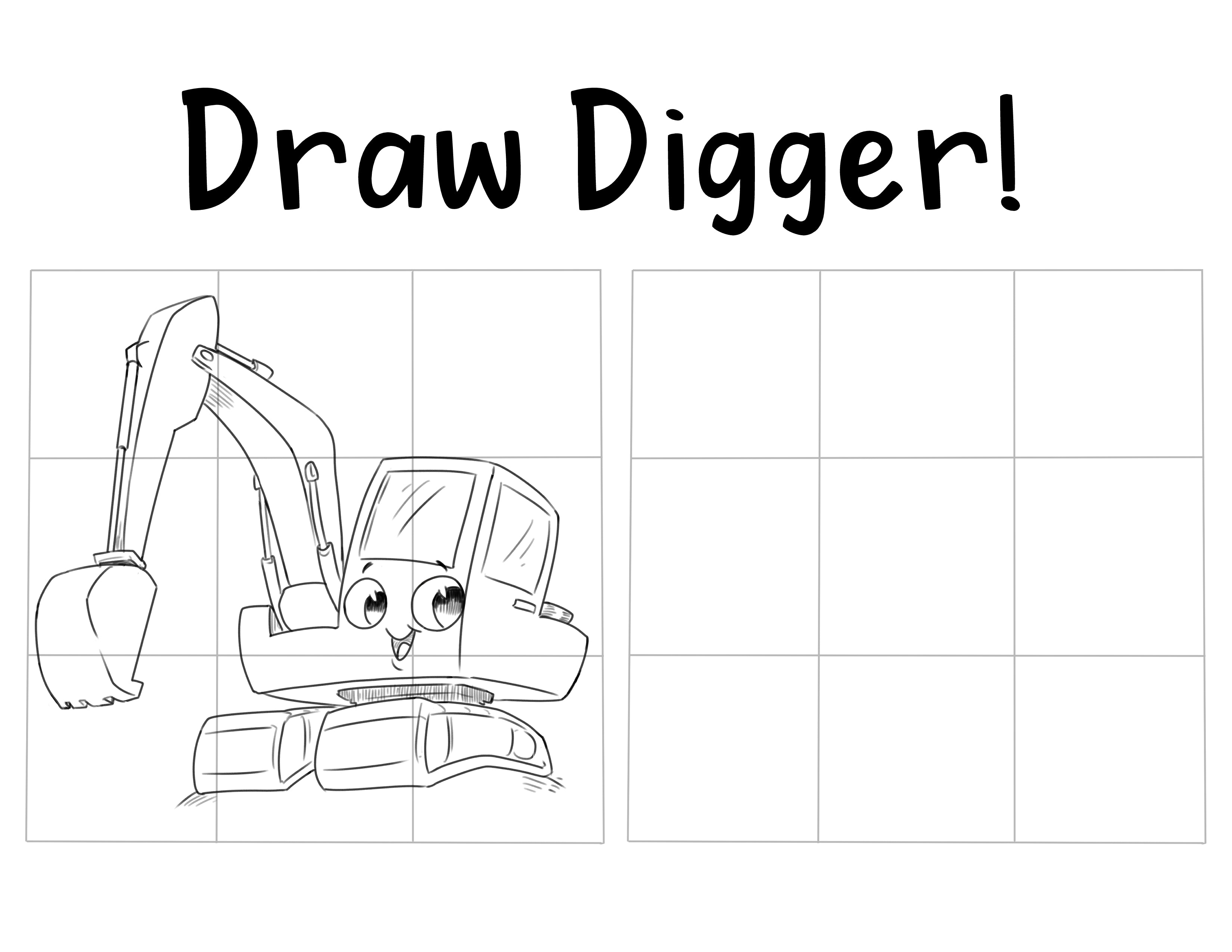 Digger Draw FREE Draw Digger Activity β Kelly Pacheco